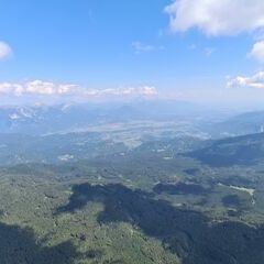 Flugwegposition um 12:09:52: Aufgenommen in der Nähe von Gorje, 4247 Zgornje Gorje, Slowenien in 2344 Meter